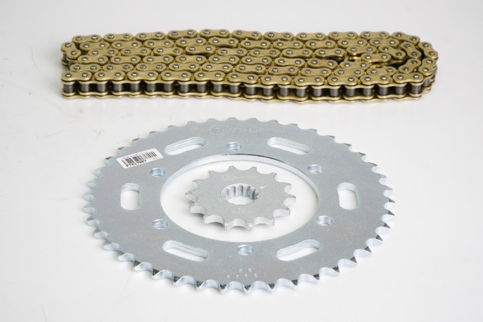 KIT ARRASTRE - Z SL 250 6 HUECOS (PT42C-PD14C-520-H-110-C) DORADA O'RING CASSARELLA