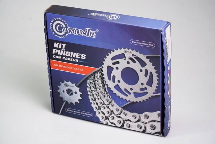 KIT ARRASTRE - BOXER-S 100 6 HUECOS (PT42C-PD14C-428--122-C) NIQUELADA CASSARELLA