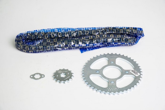 KIT ARRASTRE - GSX S / R 150 4 HUECOS (PT45C - PD15C - 428 - H -132C) DORADA O´RING CASSARELLA