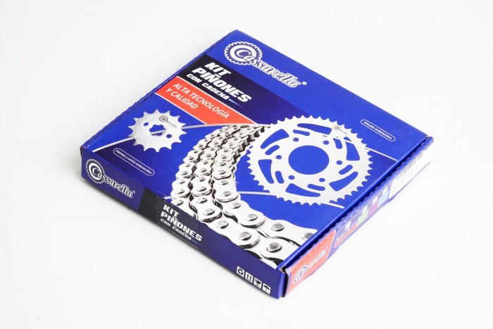 KIT ARRASTRE - ROYAL ENFIEND HIMALAYAN 6 HUECOS PASO 520 (PT38C-PD15C -520-H-120 C) DORADA O´RING CASSARELLA