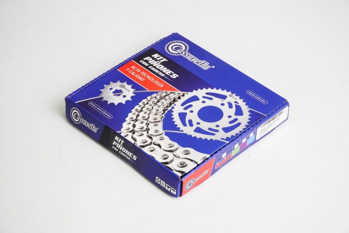 KIT ARRASTRE - DISCOVER ST 150 4 HUECOS (PT43C-PD14C-428 H 132-C) DORADA O'RING CASSARELLA