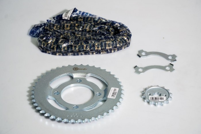 KIT ARRASTRE - MACH 110 4 HUECOS (PT43C-PD14C-428-H-110-C) CONCAVO DORADA CASSARELLA