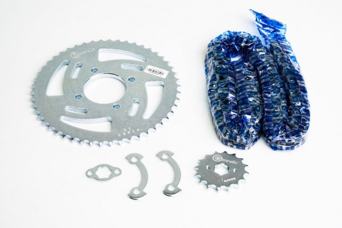 KIT ARRASTRE - VICTORY BOMBER 150 4 HUECOS (PT50C-PD16C-428-H-142-C) SPEED NIQUELADA CASSARELLA