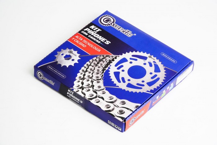 KIT ARRASTRE - DOMINAR 250 6 HUECOS (PT45C - PD14C - 520 -H- 120C) DORADA O´RING CASSARELLA