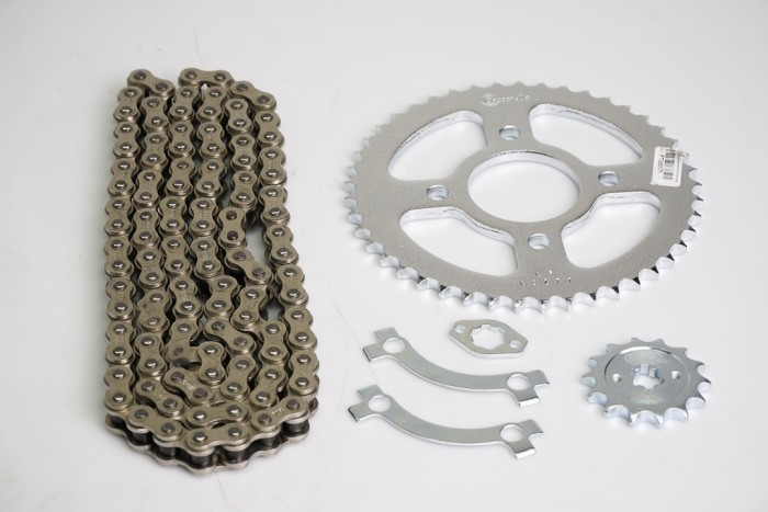 KIT ARRASTRE - DISCOVER ST R 125 4 HUECOS (PT45C-PD14C-428-H-132-C) NIQUELADA CASSARELLA