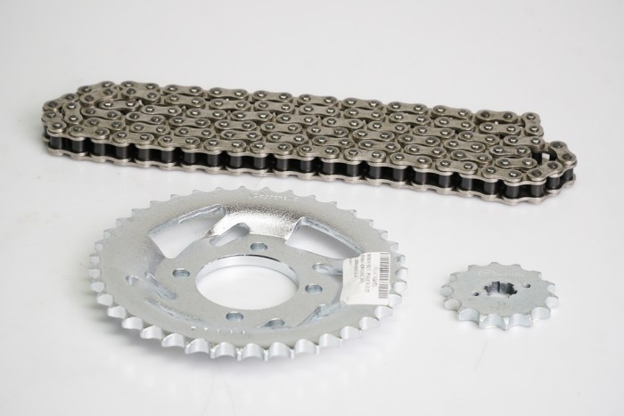 KIT ARRASTRE - NEO NX 110 4 HUECOS (PT39-PD14C-428H-110-C) NIQUELADO CASSARELLA