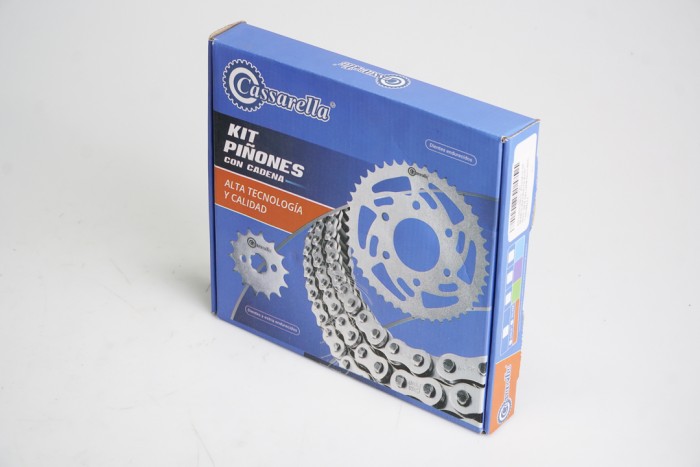 KIT ARRASTRE - PULSAR NS 160 MODELO 2020 4 HUECOS (PT45C-PD15C-428-H-138-C) DORADA O´RING CASSARELLA