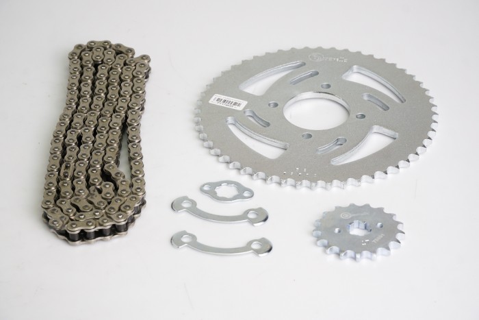 KIT ARRASTRE - BOMBER 150 4 HUECOS (PT52C-PD17C-428-H-132-C) NIQUELADA CASSARELLA