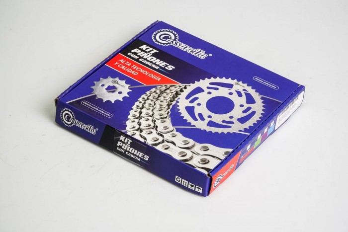 KIT ARRASTRE - SYM NHX 190 4 HUECOS (PT49C-PD15C-428-H-132-C) DORADA CASSARELLA