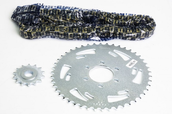 KIT ARRASTRE - TRK 251 6 HUECOS (PT46C-PD14C-520-H-112-C) DORADA O´RING CASSARELLA