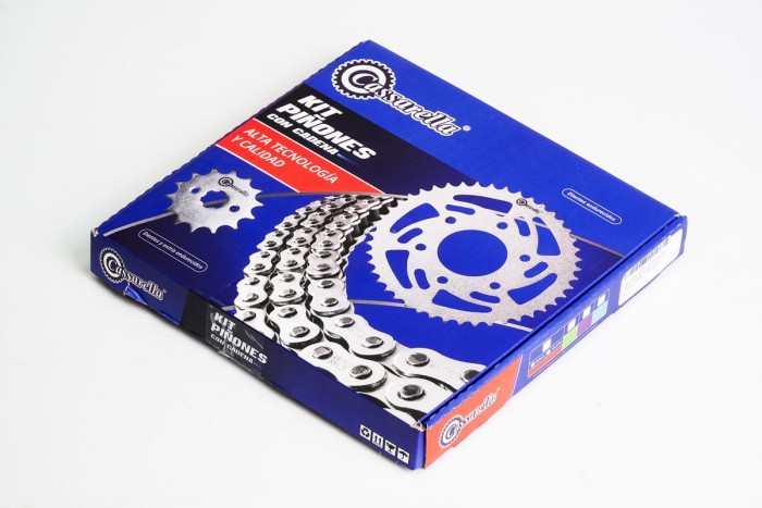 KIT ARRASTRE - LEONCINO 250 6 HUECOS (PT46C-PD14C-520-H-112-C) DORADA O´RING CASSARELLA