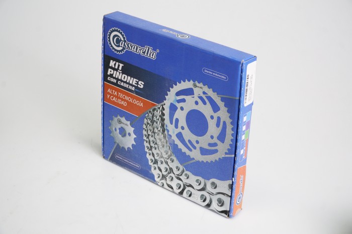 KIT ARRASTRE - MT 15 6 HUECOS (PT52C-PD14C-428-H-132-C) NIQUELADA CASSARELLA