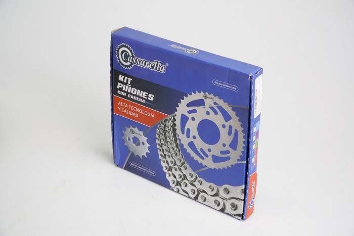 KIT ARRASTRE - MT 15 6 HUECOS (PT52C-PD14C-428-H-132-C) DORADA O´RING CASSARELLA