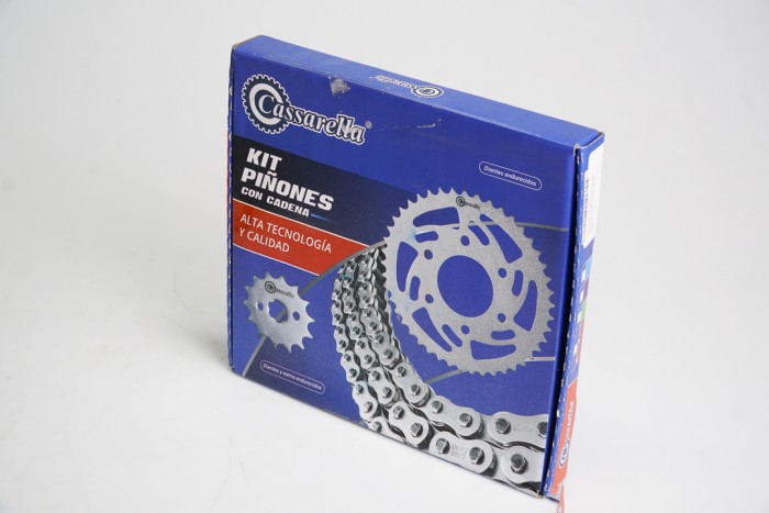 KIT ARRASTRE - NINJA 400 6 HUECOS (PT41C-PD14C-520-H-110-C) DORADA CASSARELLA