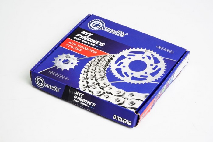 KIT ARRASTRE - XR 150 L (PT 51 - PD 14 - 428 H 132) DORADA O'RING CASSARELLA