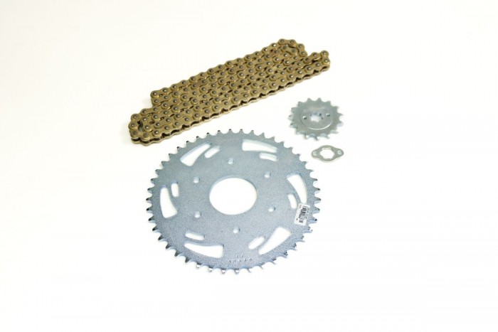 KIT ARRASTRE - PULSAR N 250 6 HUECOS (PT44C-PD15C-520-H-110-C) DORADA CASSARELLA