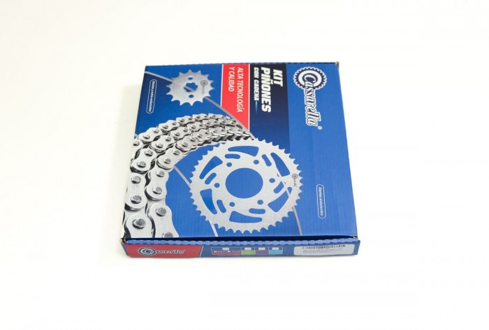 KIT ARRASTRE - PULSAR N 250 6 HUECOS (PT44C-PD15C-520-H-110-C) NIQUELADA CASSARELLA