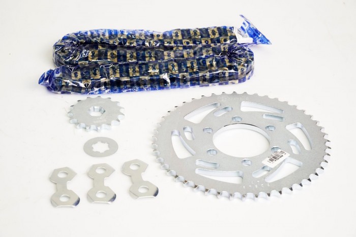 KIT ARRASTRE - DT 125 6 HUECOS (PT47C-PD15C-428-H-118-C) DORADA CASSARELLA