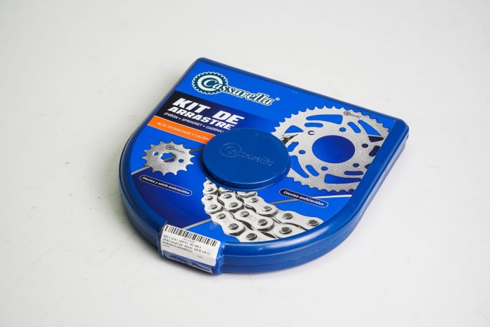 KIT ARRASTRE - RX 100 4 HUECOS (PT38C-PD14C-428-H-110-C) DORADA CASSARELLA