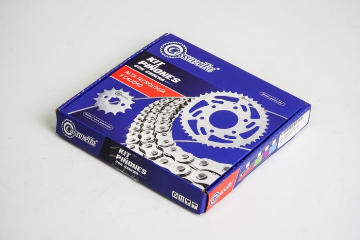 KIT ARRASTRE - QMR SP 200 4 HUECOS (PT45C-PD15C-428-H-134-C) DORADA CASSARELLA