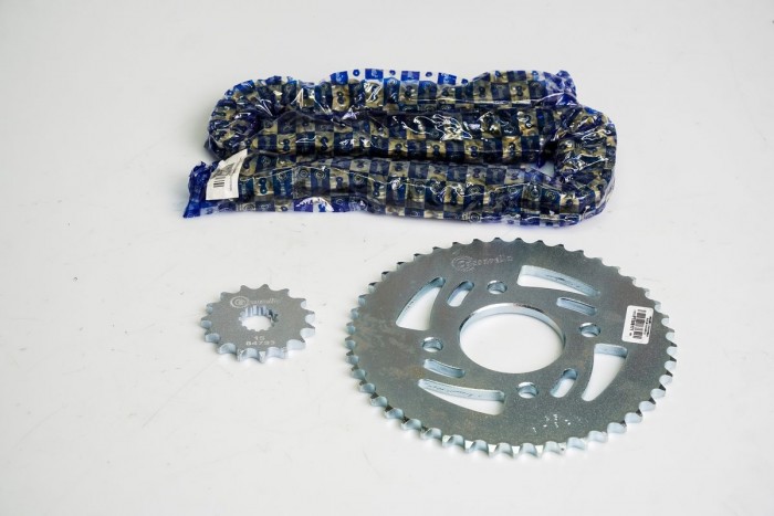 KIT ARRASTRE - QMR SP 200 4 HUECOS (PT45C-PD15C-428-H-134-C) DORADA CASSARELLA