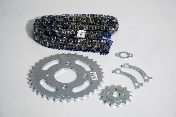 KIT ARRASTRE - PULSAR NS 200 6 HUECOS (PT37C-PD14C-520-H-110-C) DORADA SPEED CASSARELLA