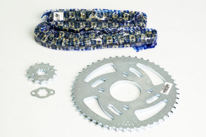 KIT ARRASTRE - XL B 125 4 HUECOS (PT49C-PD14C-428--120-C) DORADA CASSARELLA