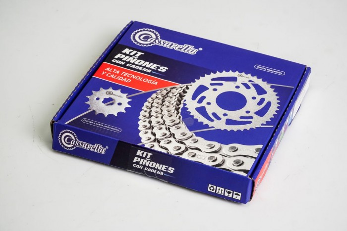 KIT ARRASTRE - TX 200 RIN-PALETAS 4 HUECOS (PT45C-PD16C-428-H-132-C) DORADA CASSARELLA