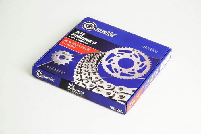 KIT ARRASTRE - XR BRIO 125 6 HUECOS (PT54C-PD16C-428-H-132-C) DORADA CASSARELLA