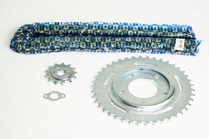 KIT ARRASTRE - XR 200 B 5 HUECOS (PT42C-PD13C-520-H-110-C) DORADA CASSARELLA