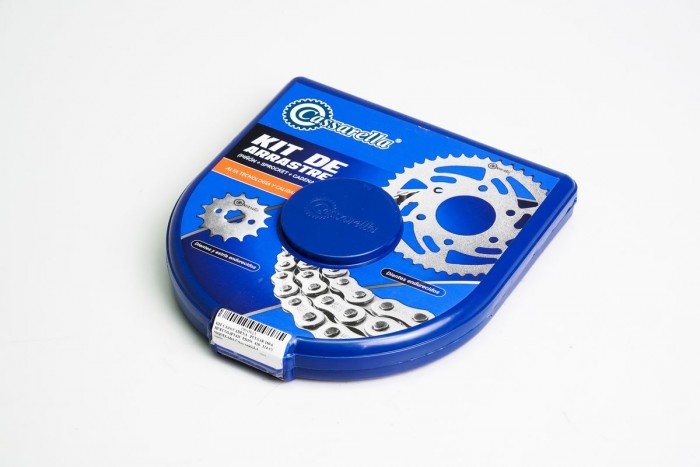 KIT ARRASTRE - PULSAR 180 6 HUECOS (PT42C-PD15C-428--124-C) NIQUELADA CASSARELLA