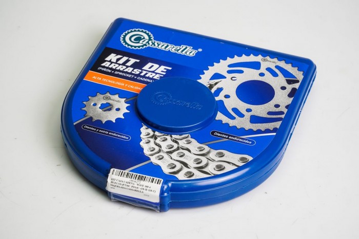 KIT ARRASTRE - WAVE 100 4 HUECOS (PT36C-PD14C-428-H-110-C) NIQUELADA CASSARELLA