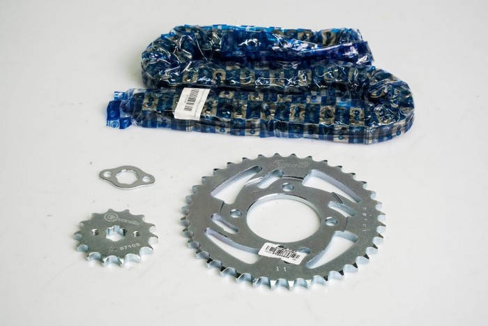 KIT ARRASTRE - WAVE 100 4 HUECOS (PT36C-PD14C-428-H-110-C) NIQUELADA CASSARELLA