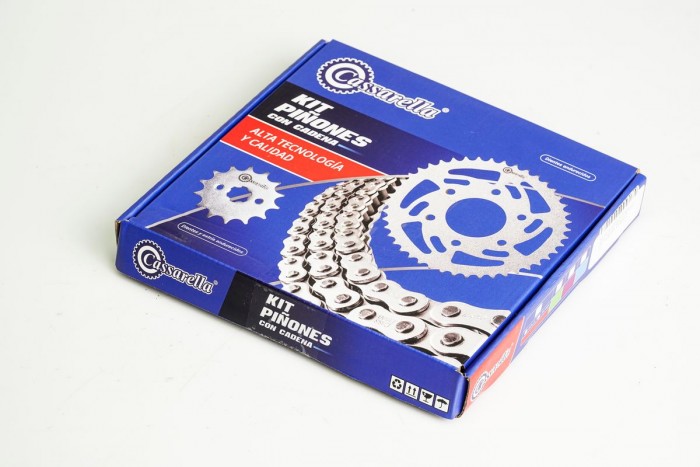 KIT ARRASTRE - YD LIBERO 125 4 HUECOS (PT45C 4H-PD14C 2H -428-H-120-C) DORADA CASSARELLA