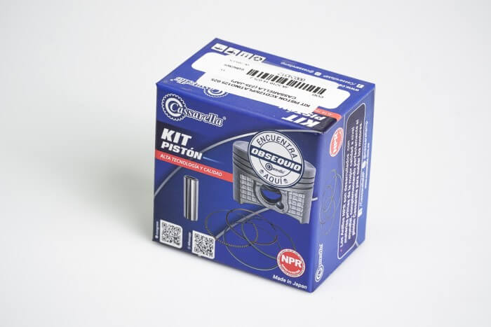 KIT PISTON CASSARELLA XCD125/PLATINO125 025 (235-JAP)