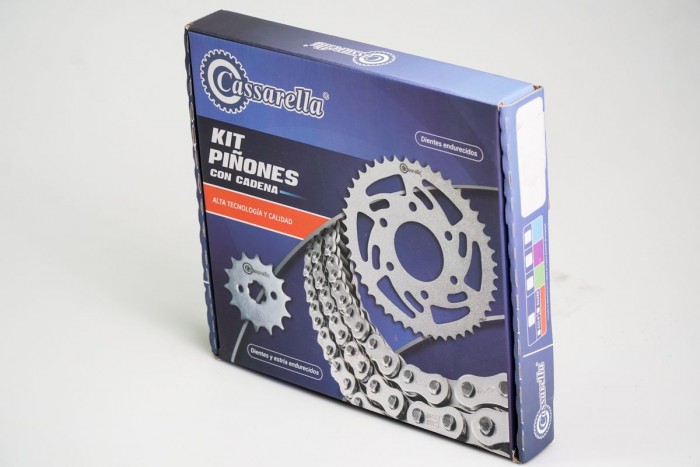 KIT ARRASTRE - SZR 160 6 HUECOS (PT42C-PD14C-428-H-132-C) DORADA O´RING CASSARELLA