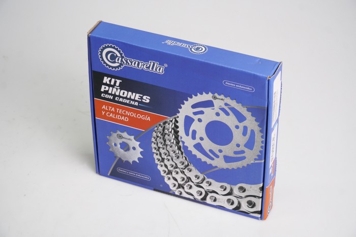 KIT ARRASTRE - FZ 160 FORCE 6 HUECOS (PT41C-PD13C-428-H-138-C) DORADA CASSARELLA