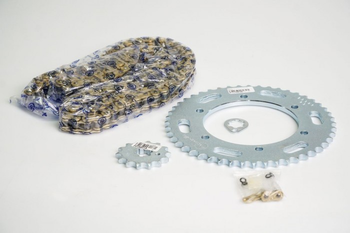 KIT ARRASTRE - YZF R15 V 3.0 6 HUECOS (PT48C-PD14C-428-H-132-C) DORADA O´RING CASSARELLA