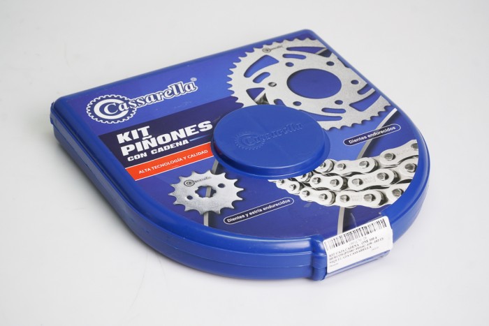 KIT ARRASTRE - ONE 100 4 HUECOS (PT38C-PD14C-428-H-102-C) NIQUELADA CASSARELLA