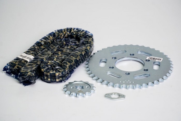 KIT ARRASTRE - BOXER MODELO 2022 6 HUECOS (PT42C-PD14C-428-H-124-C) NIQUELADA CASSARELLA
