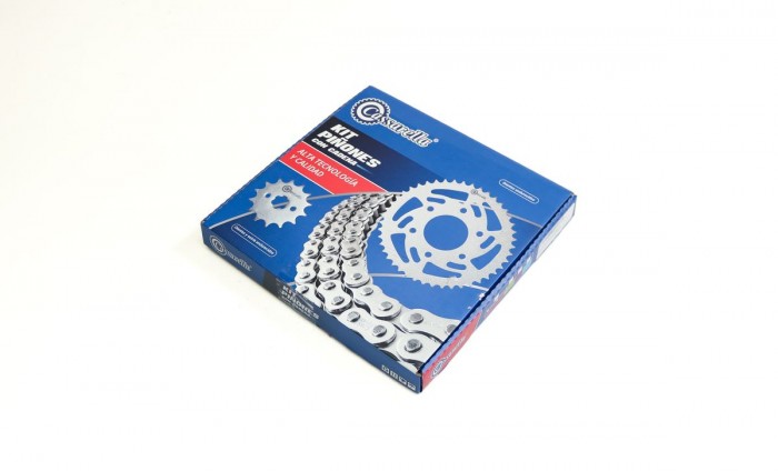KIT ARRASTRE - X PULSE 200 4 VALVULAS FI 4 HUECOS (PT45C-PD13C-520-H-110-C) O´RING DORADA CASSARELLA
