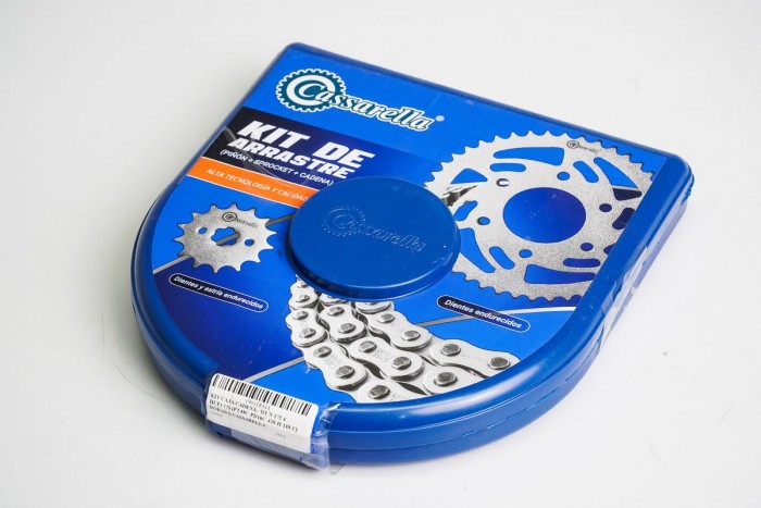 KIT ARRASTRE - DT N 175 4 HUECOS (PT49C-PD16C-428-H-118-C) DORADA CASSARELLA