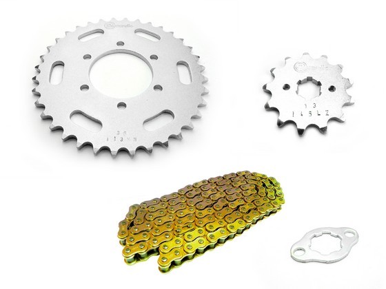 KIT ARRASTRE - AKT XM 180 6 HUECOS (PT36C-PD13C-520-H-104-C) DORADA CASSARELLA