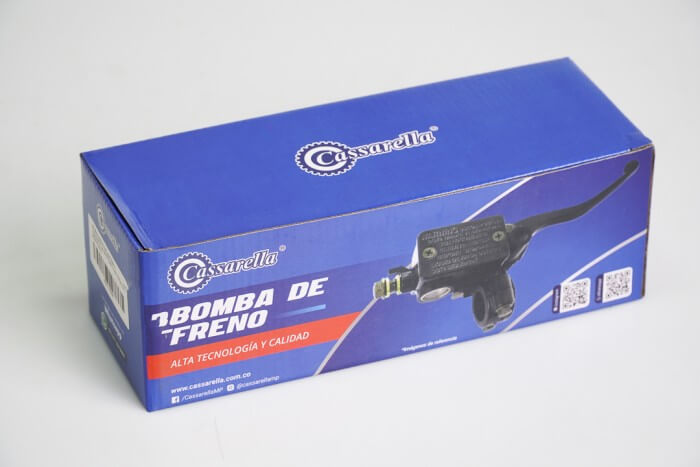 BOMBA FRENO DELANTERA CASSARELLA CRYPTON T-110 CON MANIGUETA