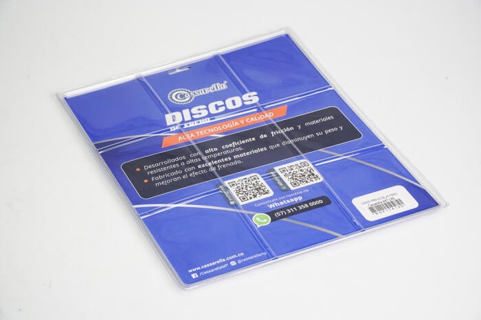 DISCO FRENO DELANTERO CASSARELLA AKT CR5 180|CR5 200