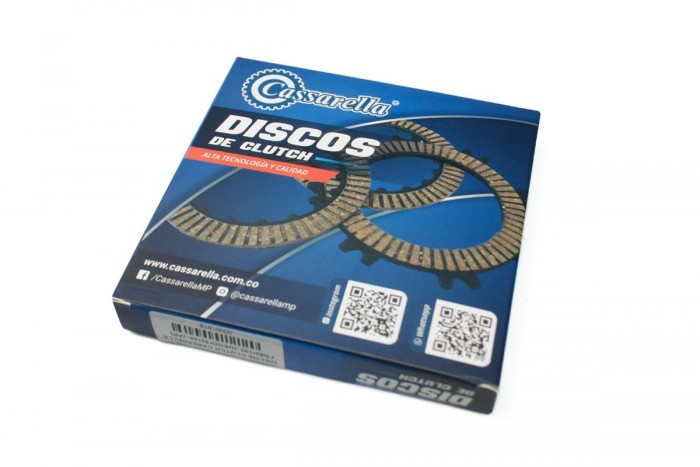 DISCOS CLUTCH CASSARELLA FR80/100 JUEGO*5 (165-JAP)