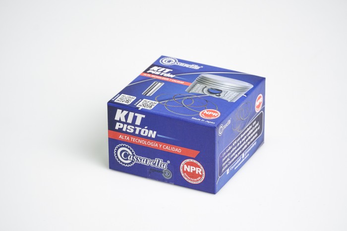 KIT PISTON CASSARELLA GN125H/GS125/GSX125R PLANO 075 (235-JAP)