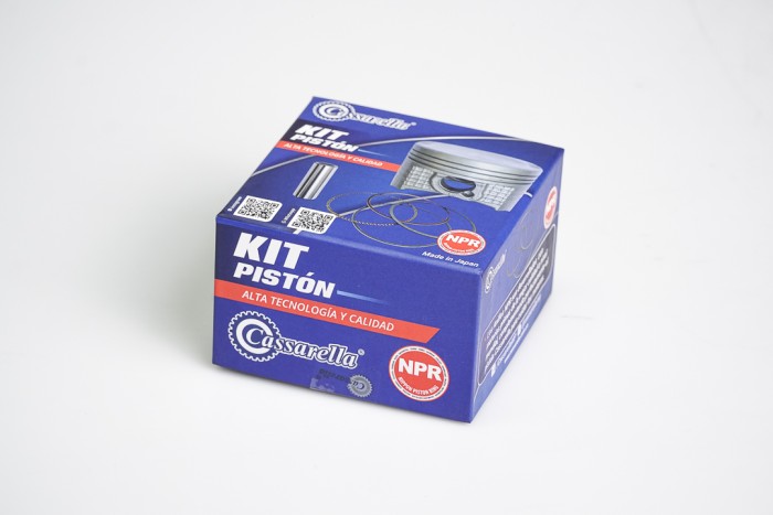 KIT PISTON CASSARELLA NXR125/CG TITAN 2002/XR125L/AK125 EVO NE/CR4-125/NKD-R/AK125CGR/BOMBER125/COMBAT125 100 (235-JAP)