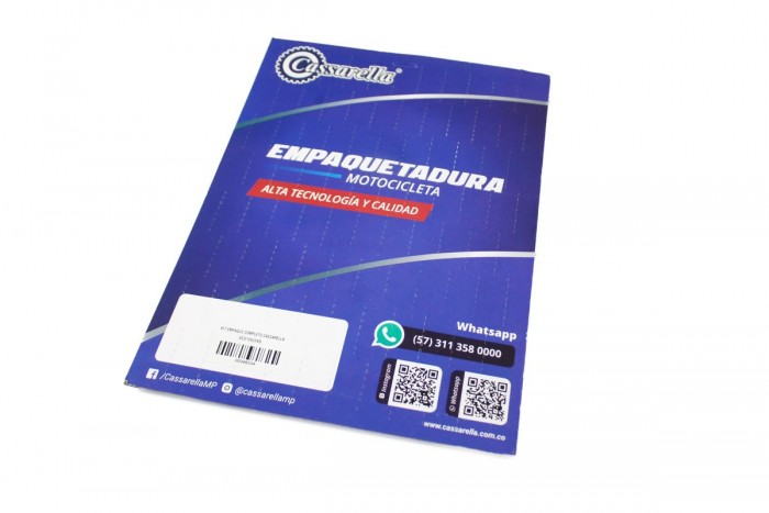 KIT EMPAQUE COMPLETO CASSARELLA ECO100(549)