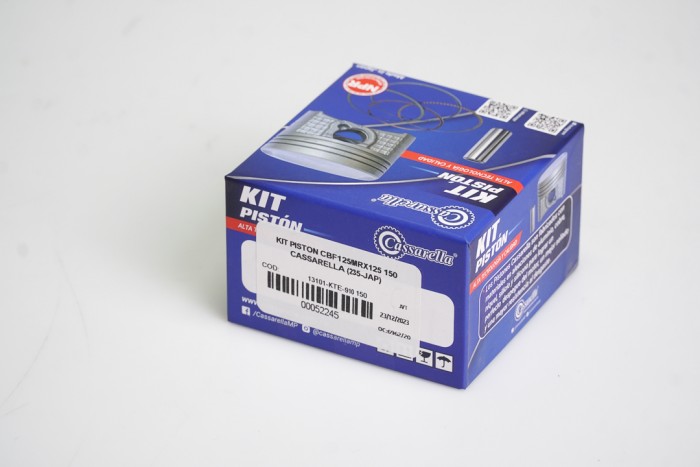 KIT PISTON CASSARELLA CBF125/IGNITOR125/MRX125 150 (235-JAP)